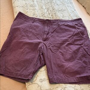 Old Navy Men's Deep Purple Flat Front Shorts